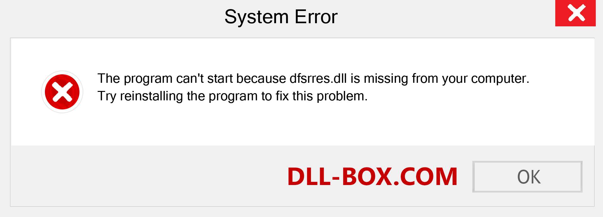  dfsrres.dll file is missing?. Download for Windows 7, 8, 10 - Fix  dfsrres dll Missing Error on Windows, photos, images